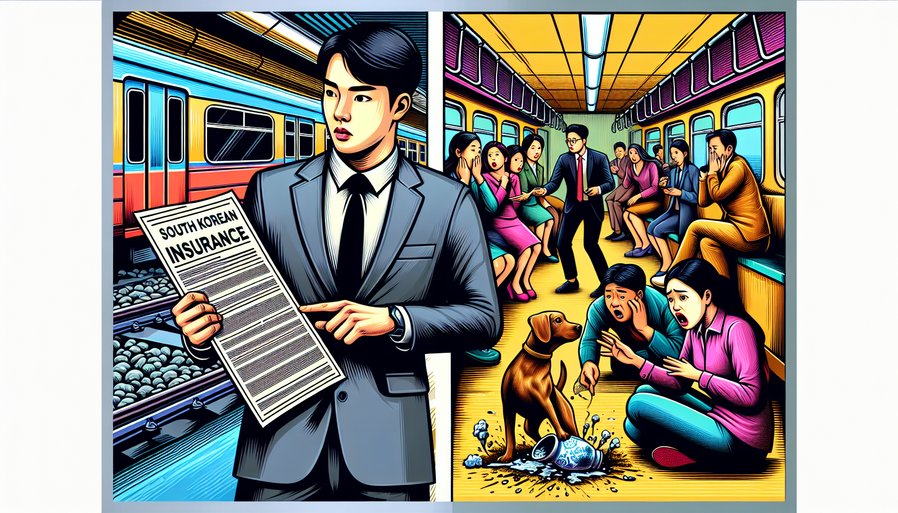 “Unique Policies: South Korean Insurers Provide Coverage for Subway Delays and Pet Incidents”